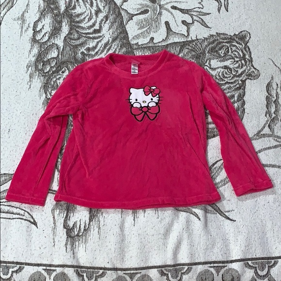 Hello Kitty Other - Fuzzy Hello Kitty pajama top Hello Kitty Other - Fuzzy Hello Kitty pajama top